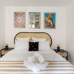 Apartment Sophiestay - Contemporary Apt- King Size Bed Paris