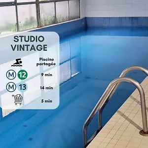Esprit Vintage Avec Piscine, Proche Du Metro *